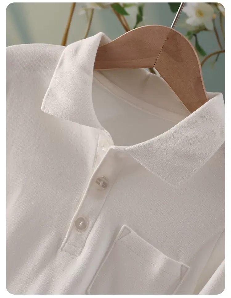 Girls Cotton Long Sleeve T-Shirt White All Season — feature 19