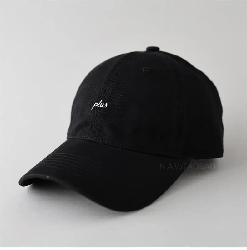 Brown Men's Embroidered Baseball Cap Plus Size — feature 5