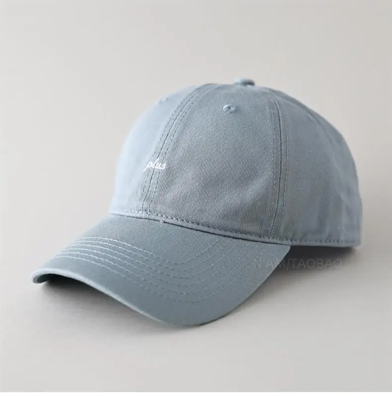 Brown Men's Embroidered Baseball Cap Plus Size — feature 8