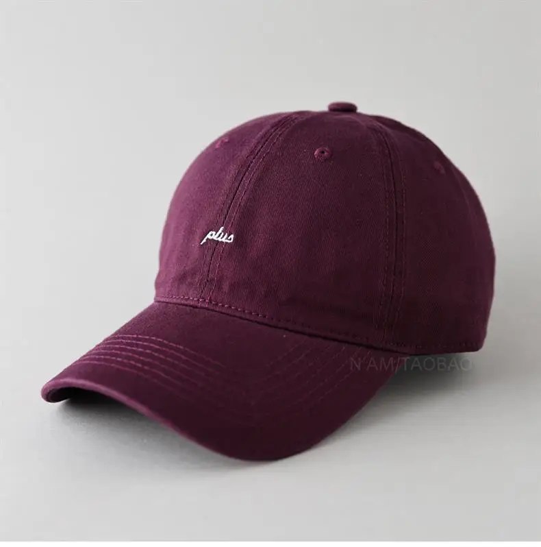 Brown Men's Embroidered Baseball Cap Plus Size — feature 9