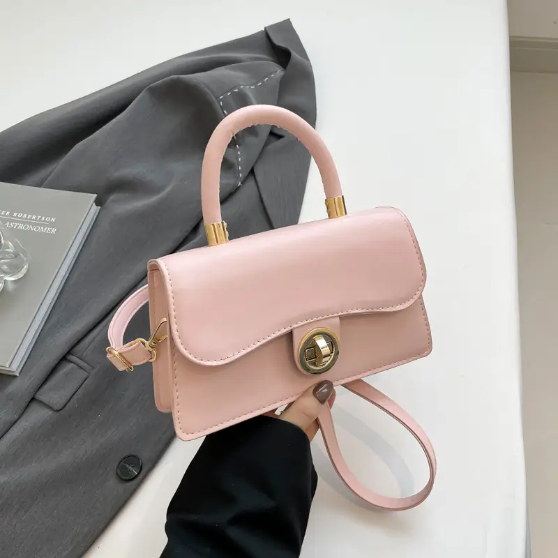 Trendy Orange Square Handbag for Women 2025