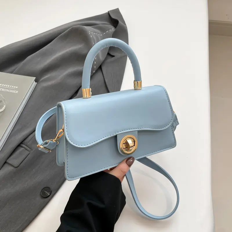 Trendy Orange Square Handbag for Women 2025