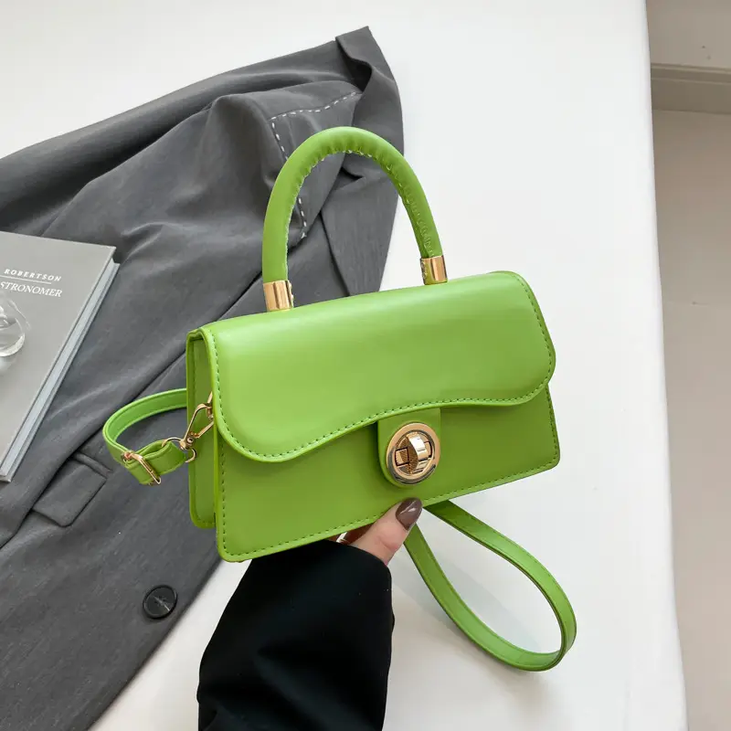 Trendy Orange Square Handbag for Women 2025