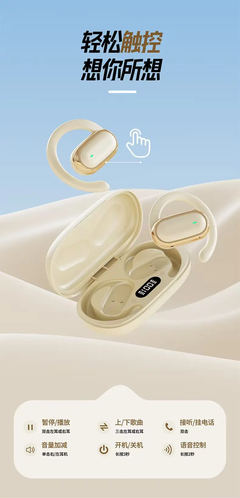 Cross-Border Bluetooth X96 Ear-Mounted True Wireless Headset β feature 9