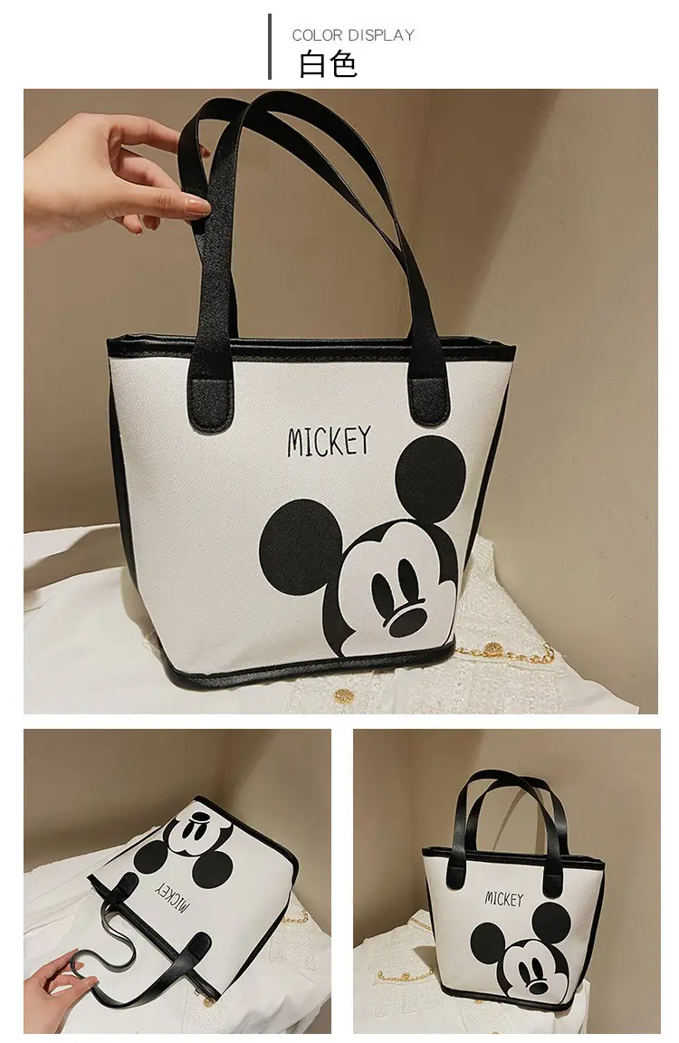 Mickey Mouse Transparent Cartoon Tote Bag for Women — feature 16