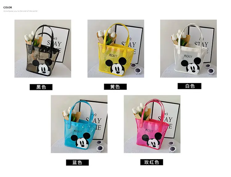 Mickey Mouse Transparent Cartoon Tote Bag for Women — feature 18