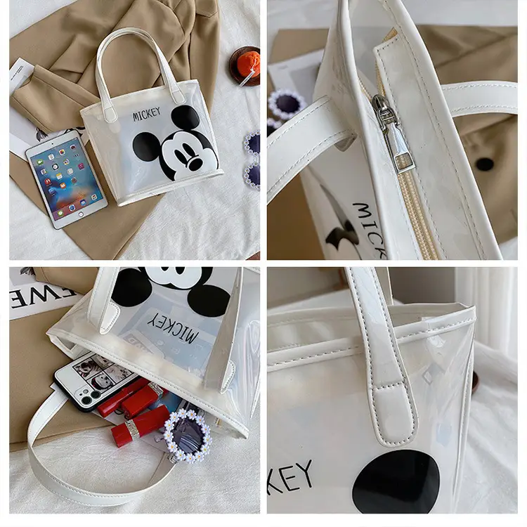Mickey Mouse Transparent Cartoon Tote Bag for Women — feature 24