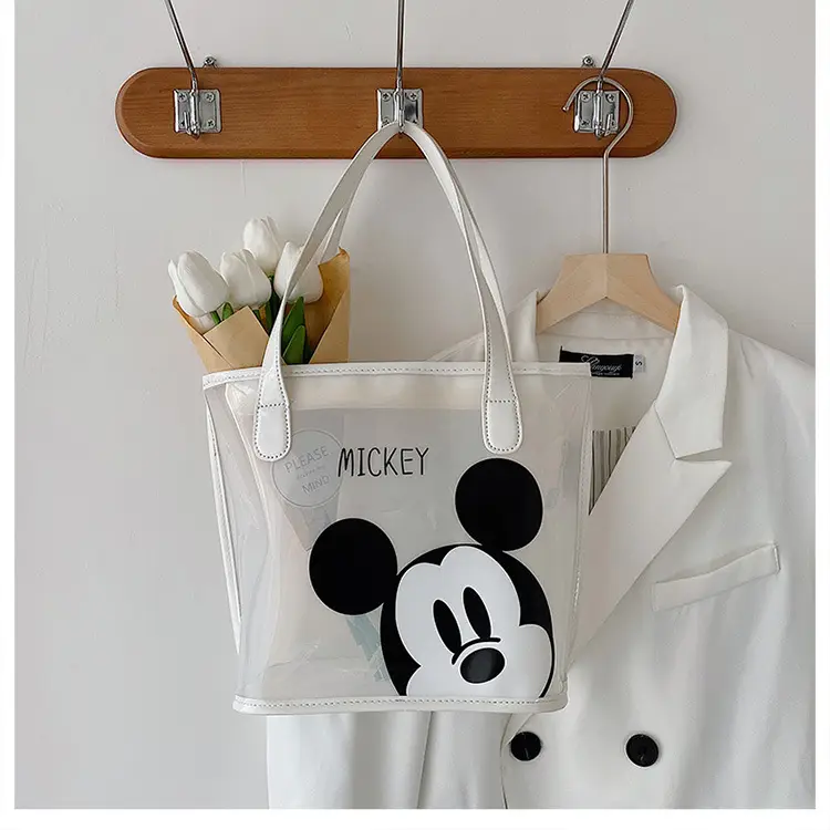 Mickey Mouse Transparent Cartoon Tote Bag for Women — feature 26