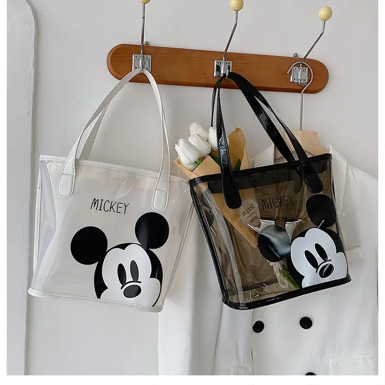 Mickey Mouse Transparent Cartoon Tote Bag for Women — feature 28