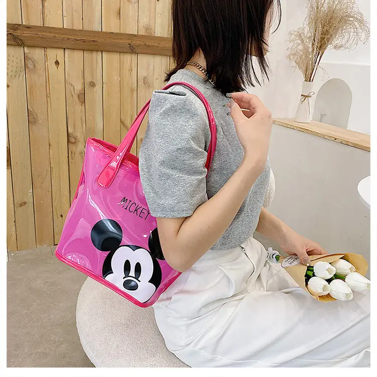 Mickey Mouse Transparent Cartoon Tote Bag for Women — feature 34