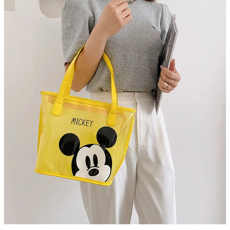 Mickey Mouse Transparent Cartoon Tote Bag for Women — feature 35