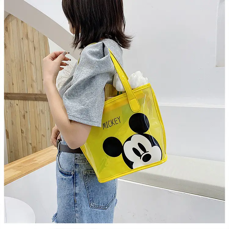 Mickey Mouse Transparent Cartoon Tote Bag for Women — feature 36