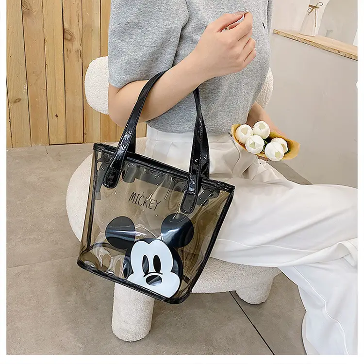 Mickey Mouse Transparent Cartoon Tote Bag for Women — feature 38