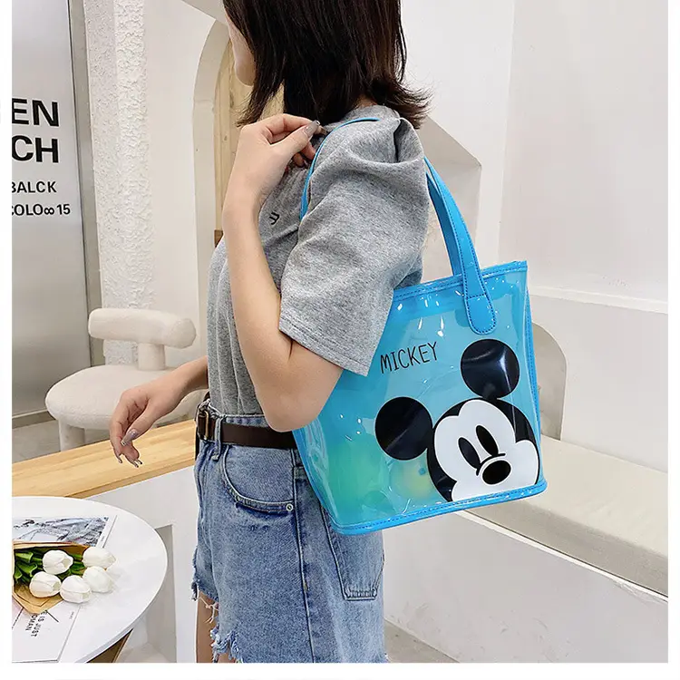 Mickey Mouse Transparent Cartoon Tote Bag for Women — feature 42