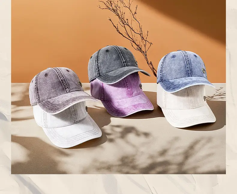 Men's White Retro Denim Cap 2025 — feature 19