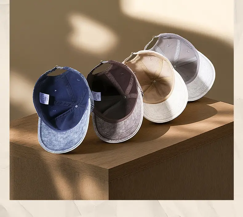Men's White Retro Denim Cap 2025 — feature 26