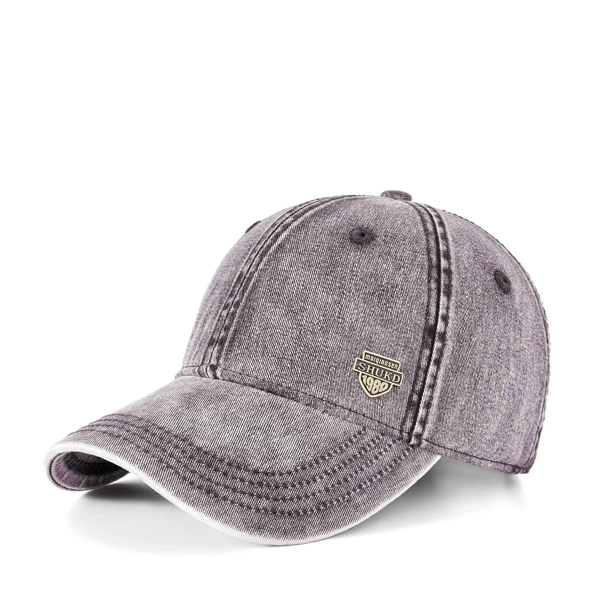 Men's White Retro Denim Cap 2025