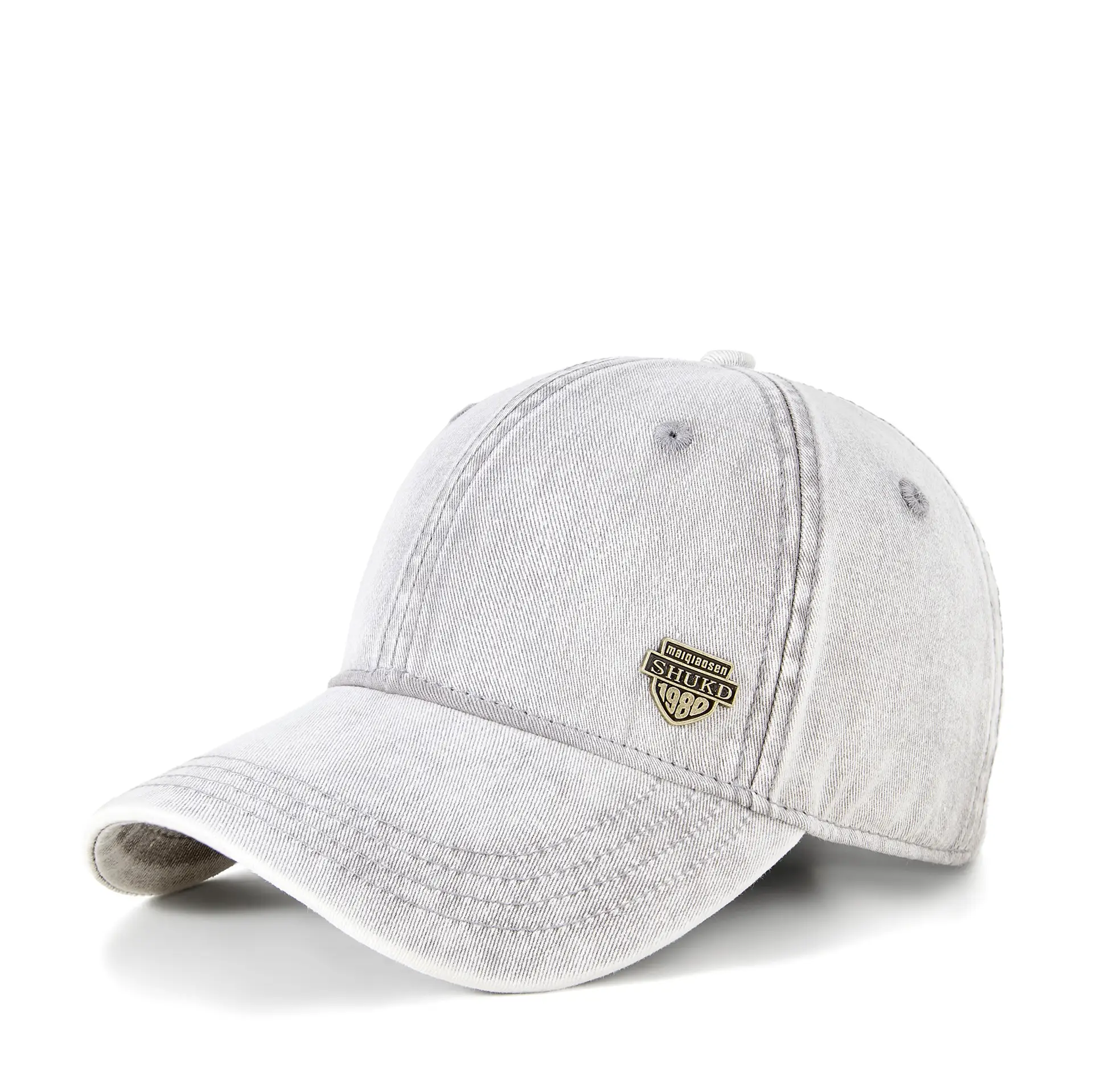 Men's White Retro Denim Cap 2025