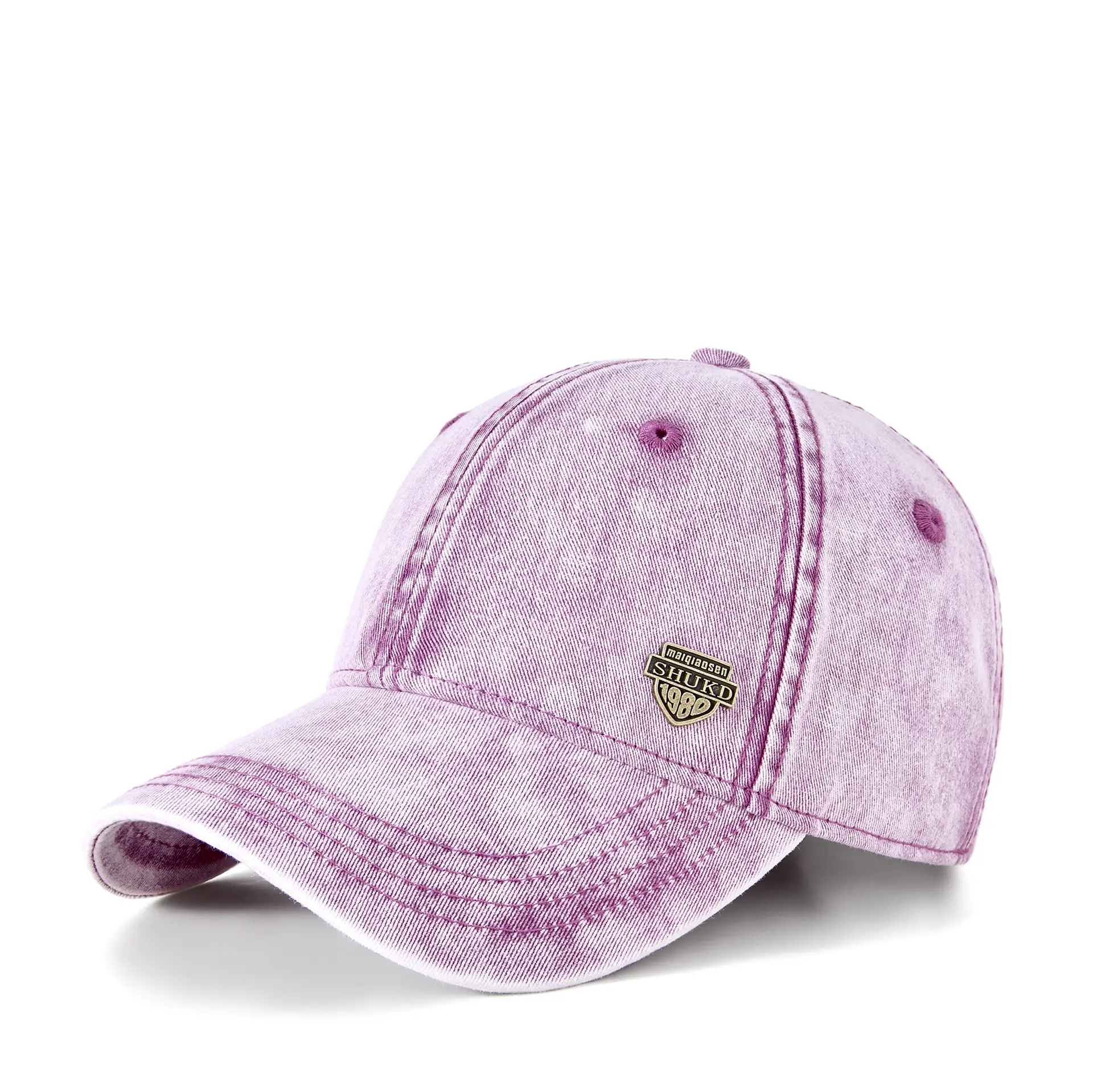 Men's White Retro Denim Cap 2025