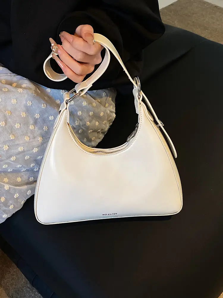 White Korean Style Shoulder Bag 2025 New - Image 5