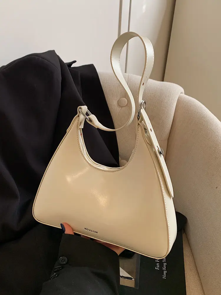 White Korean Style Shoulder Bag 2025 New - Image 6