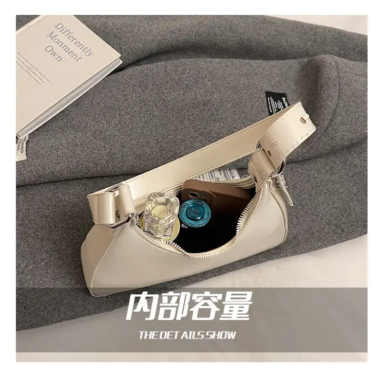 White Korean Style Shoulder Bag 2025 New — feature 5