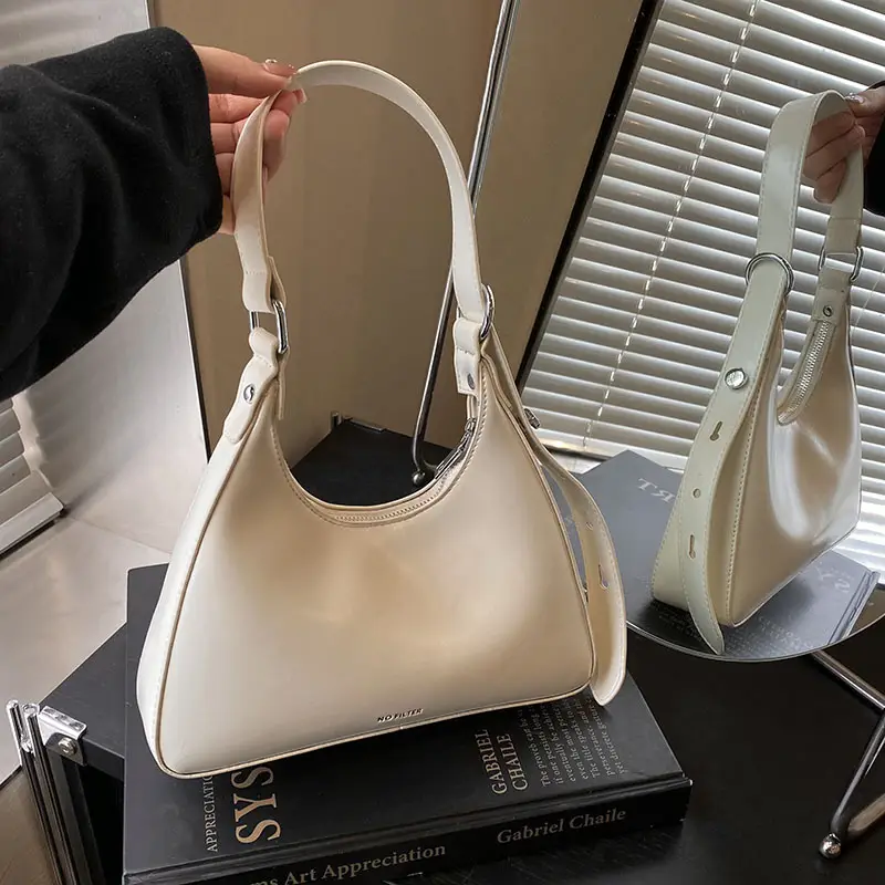 White Korean Style Shoulder Bag 2025 New - Image 3