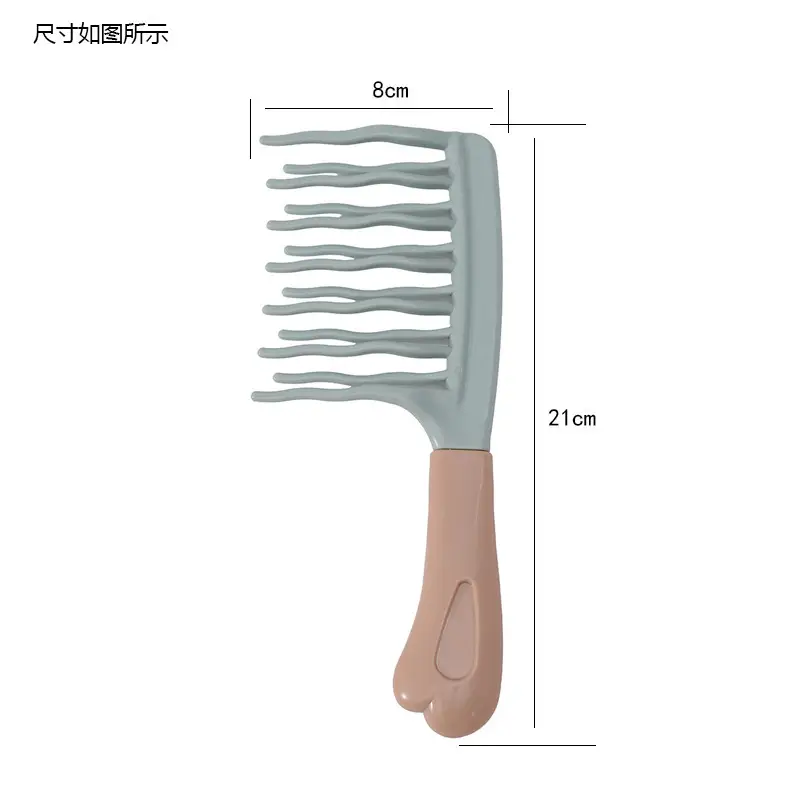 Double-row wave comb for scalp massage anti-styling curly hair - Image 6