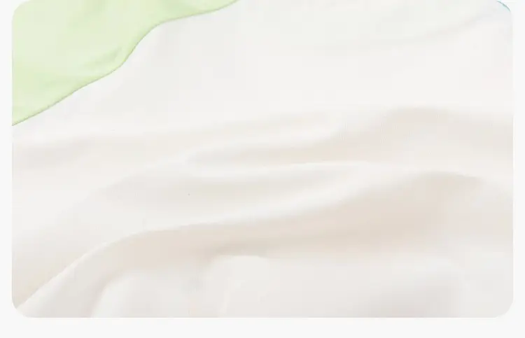 Dudu's Baby Long Sleeve T-Shirt Green White Cartoon — feature 13