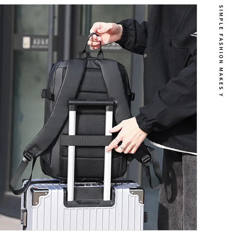 High-End Backpack Men's Waterproof Large-Capacity Men's Outdoor Travel Laptop Bag Backpack Men's School Bag — feature 13