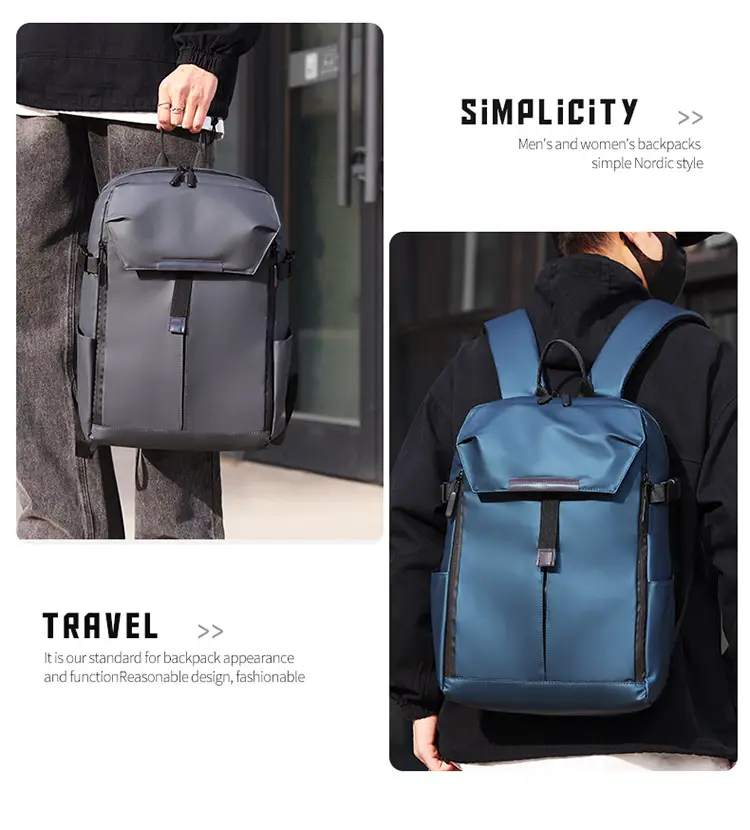 High-End Backpack Men's Waterproof Large-Capacity Men's Outdoor Travel Laptop Bag Backpack Men's School Bag — feature 4