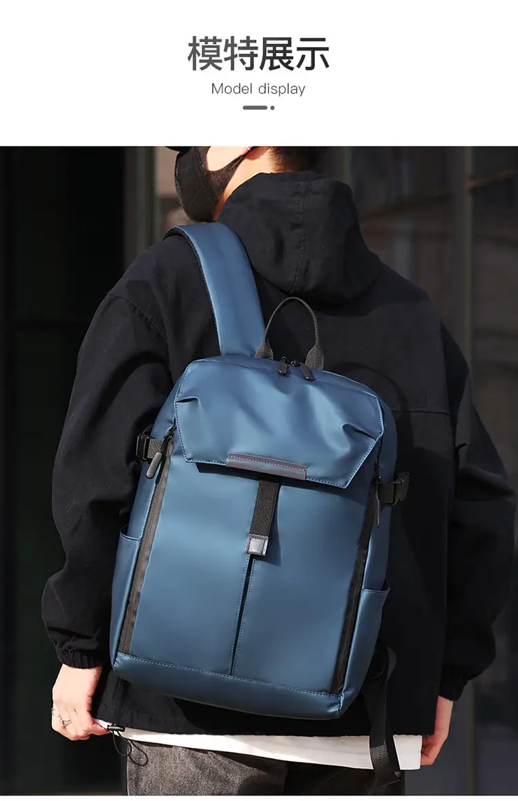 High-End Backpack Men's Waterproof Large-Capacity Men's Outdoor Travel Laptop Bag Backpack Men's School Bag — feature 9