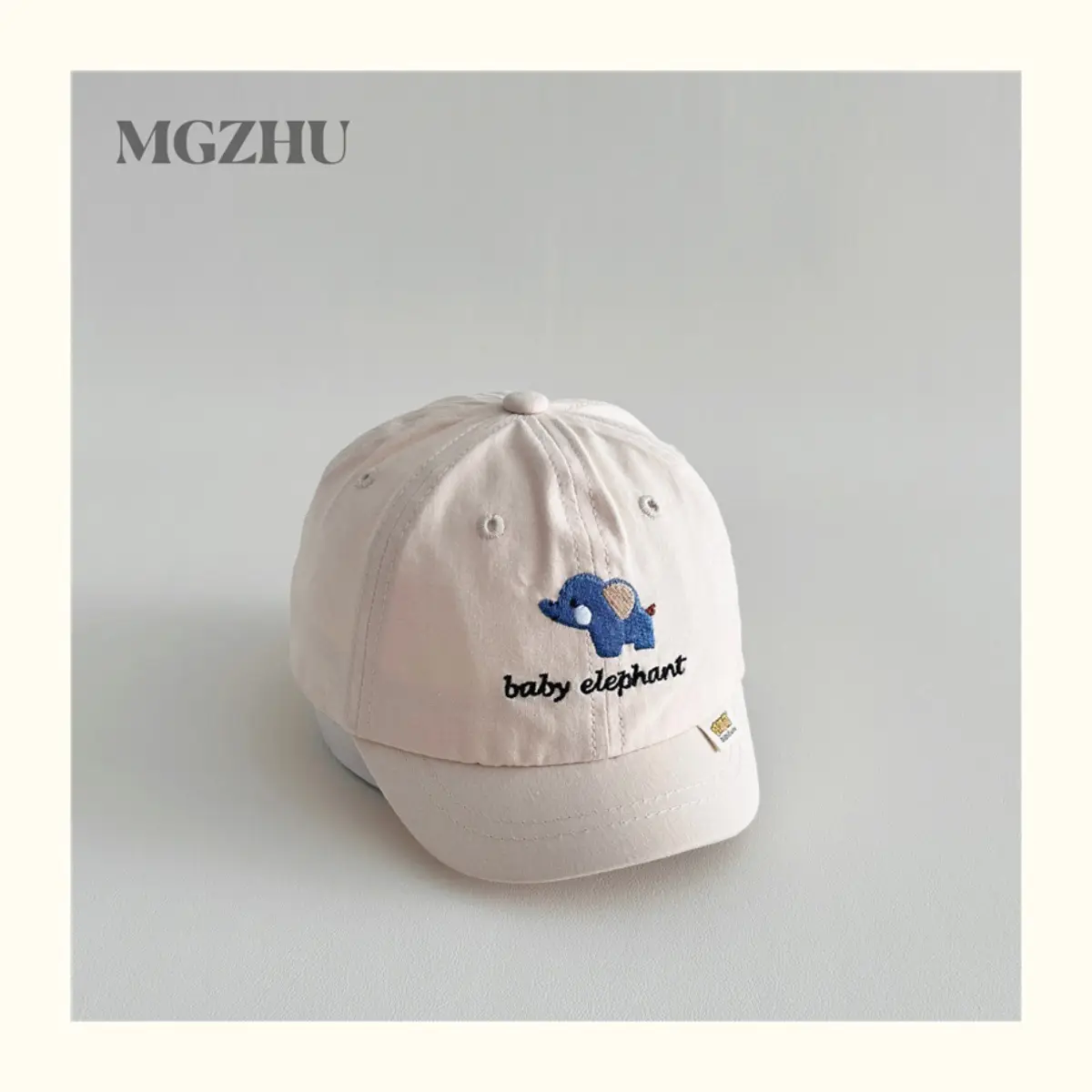 Baby Elephant Cap White Brown Spring Autumn — feature 10