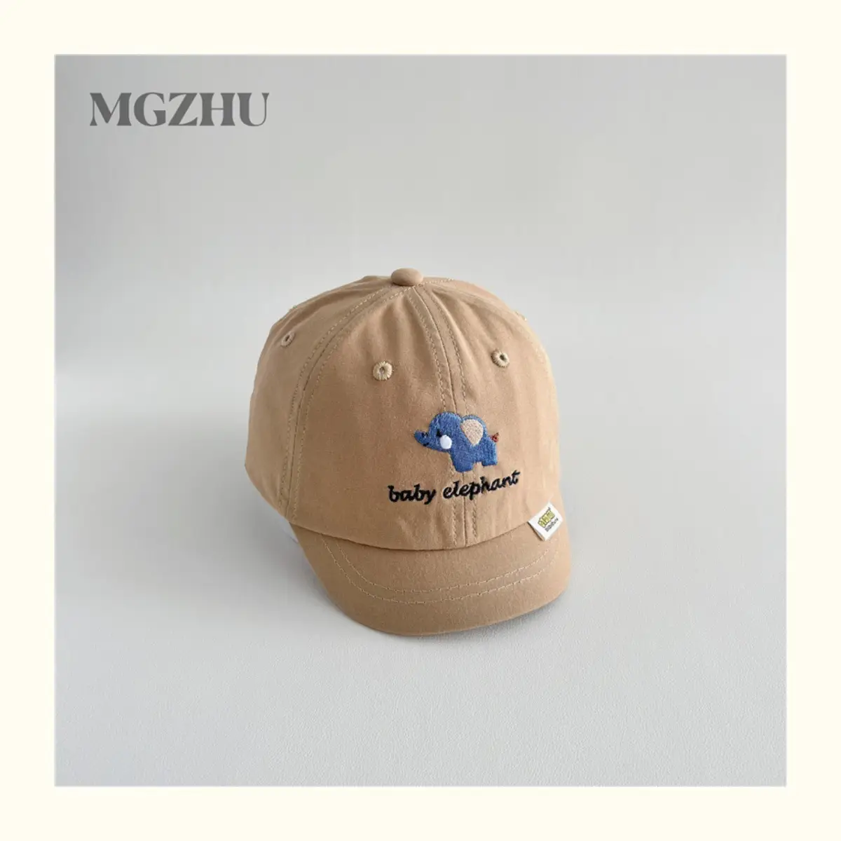 Baby Elephant Cap White Brown Spring Autumn — feature 11