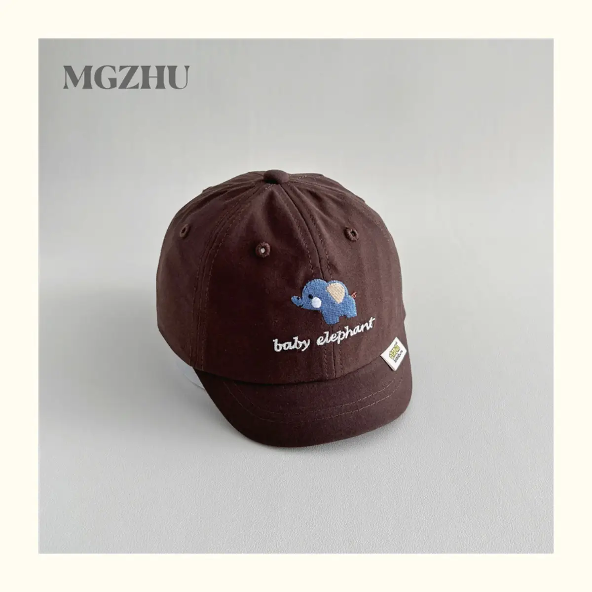 Baby Elephant Cap White Brown Spring Autumn — feature 8