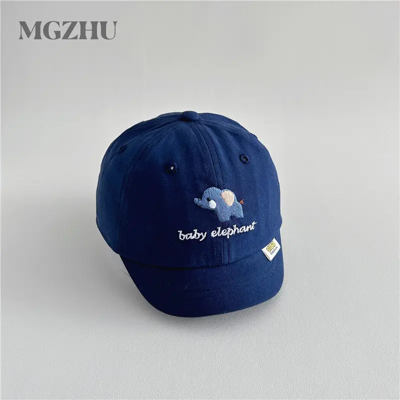 Baby Elephant Cap White Brown Spring Autumn - Image 4