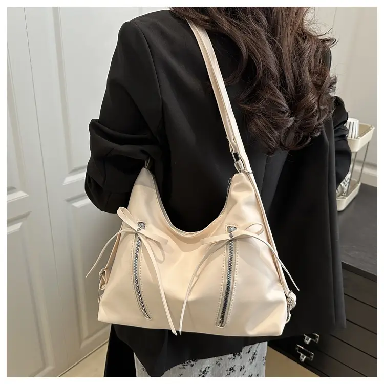 Korean Style Cream Tote Bag Large Capacity Women 2025 — feature 11