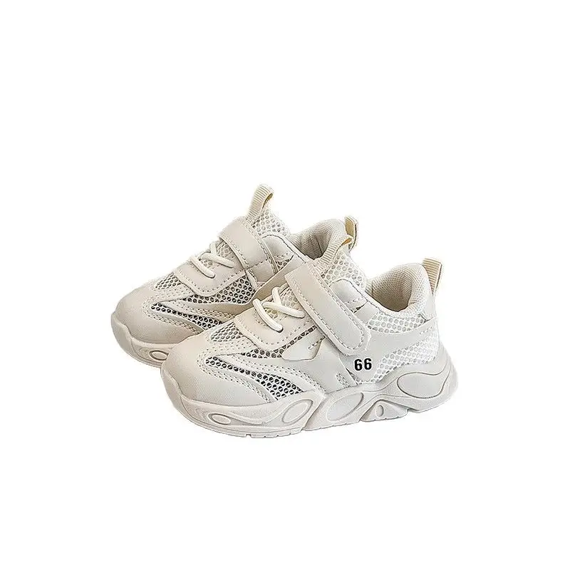 White Soft Sole Toddler Sneakers for 1-23Yrs