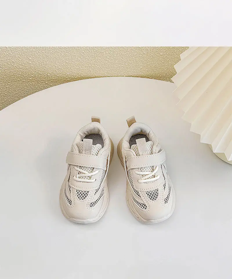 White Soft Sole Toddler Sneakers for 1-23Yrs — feature 4