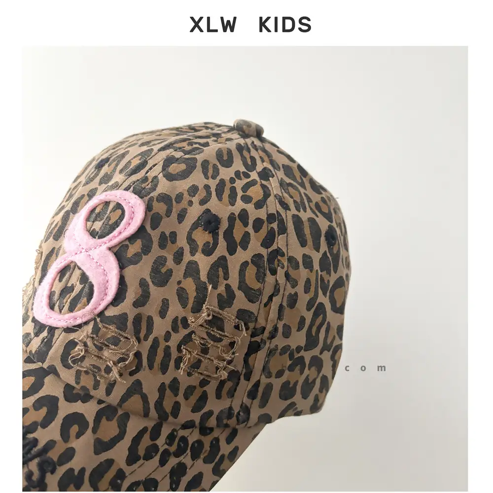 XLW Kids Leopard Print Sun Hat — feature 8
