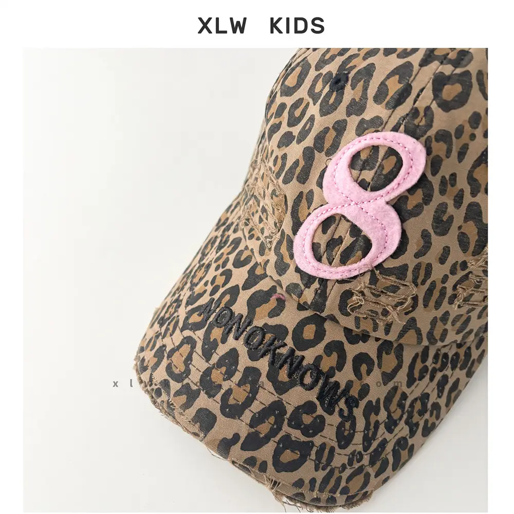 XLW Kids Leopard Print Sun Hat — feature 9