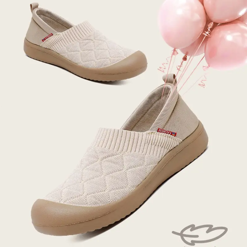 Spring and Autumn New Style Wear-Resistant Non-Slip Soft-Soled Old Beijing Cloth Shoes Slip-On Lazy Shoes Casual Breathable Mom Shoes — feature 6