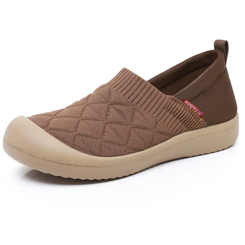 Spring and Autumn New Style Wear-Resistant Non-Slip Soft-Soled Old Beijing Cloth Shoes Slip-On Lazy Shoes Casual Breathable Mom Shoes - Image 3