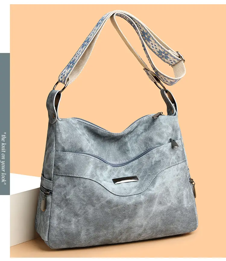 Grey PU Leather Crossbody Bag for Women — feature 14