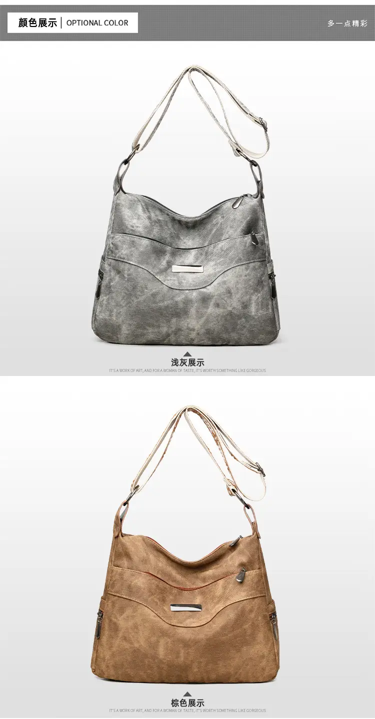 Grey PU Leather Crossbody Bag for Women — feature 23