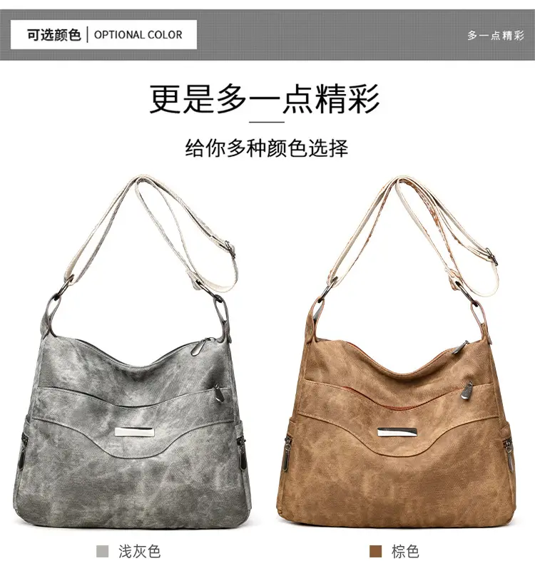Grey PU Leather Crossbody Bag for Women — feature 5