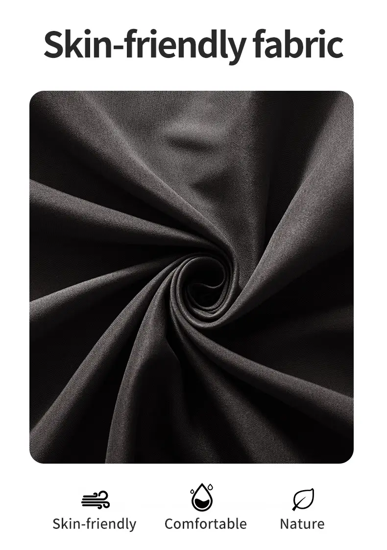 Cross-Border Temu Amazon Solid Color Fitted Sheet Three-Piece Set Brushed Mattress Protector Dustproof Bed Cover Wholesale — feature 5