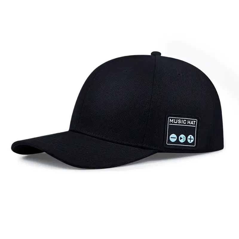 Blue Bluetooth Music Hat with Detachable Speaker - Image 6