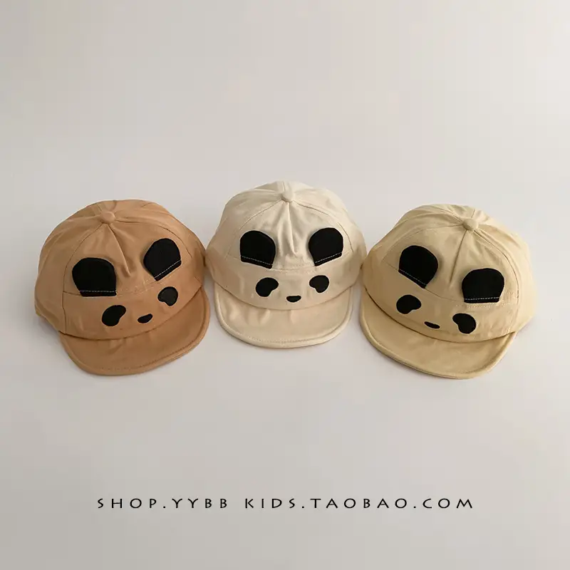 Baby's Panda Cap Soft Brim Windproof Baseball Cap - Image 4