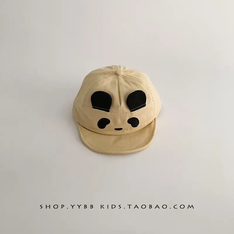 Baby's Panda Cap Soft Brim Windproof Baseball Cap - Image 2